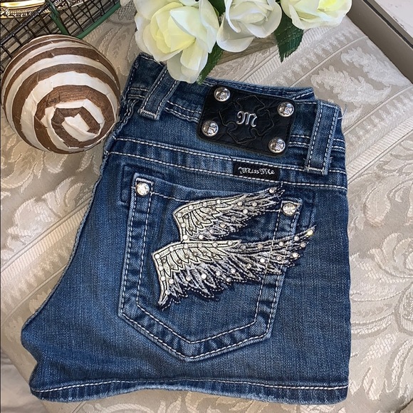 Miss Me Pants - Miss Me Jean Short Size 27 Medium Wash